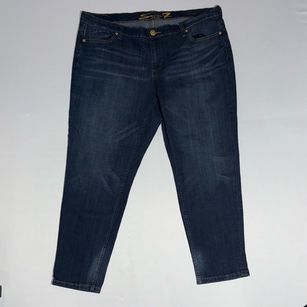 Seven 7 Luxe skinny and easy fit women’s jeans. Size 20